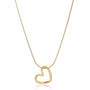 Heart Side Shaped Necklace (GOLD)