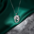 Clean luxury silver leopard necklace