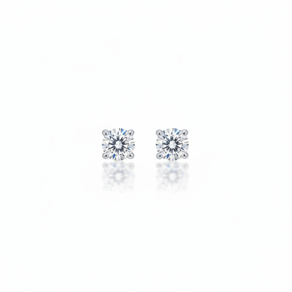 Crystal stud earrings