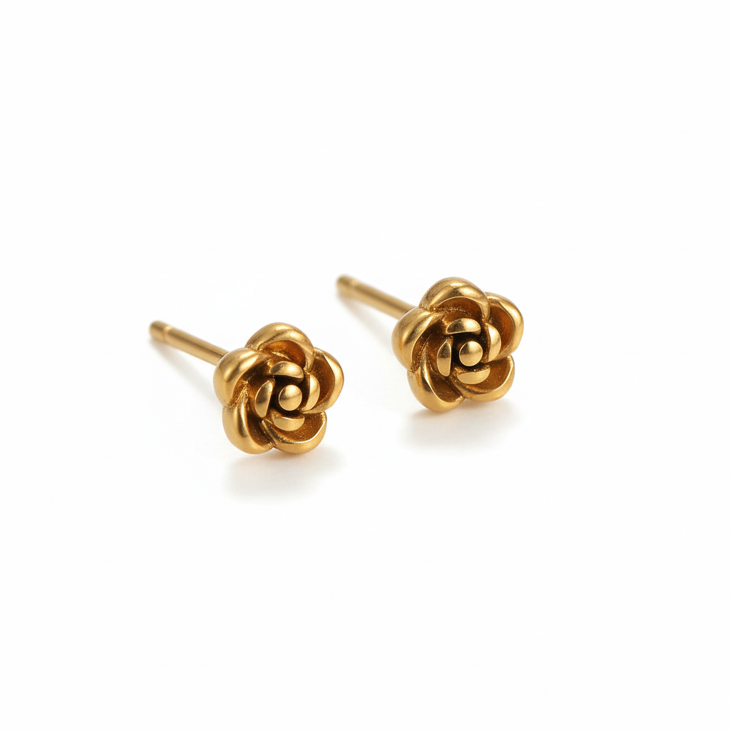 Cute Rose Earrings