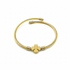 Gold Clover Bracelet Product Shot