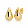 Gold Teardrop Earrings Product Shot