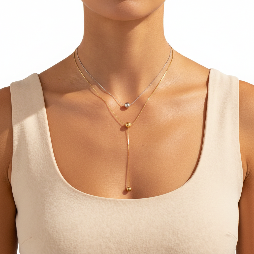 Indoor luxury necklace shot