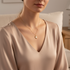 Indoor rose quartz necklace - exact design