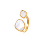 Shell Geometric Adjustable Ring (GOLD)