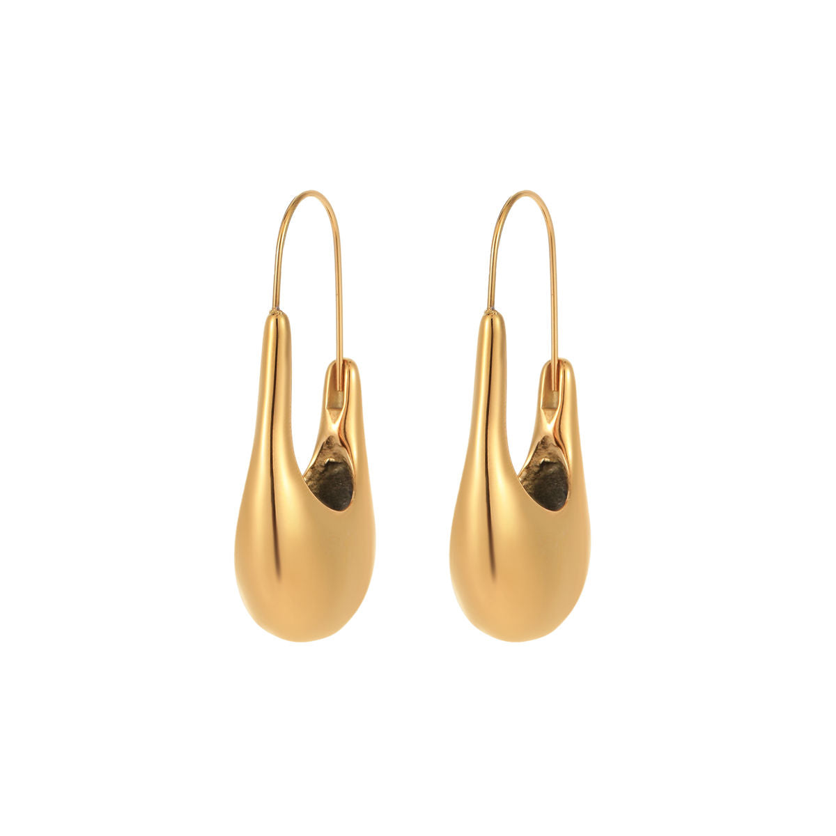 Geometric Hoop Earrings (GOLD)