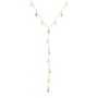 Long Pendant Pearl Star Necklace (GOLD)