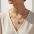 Outdoor luxury necklace shot
