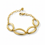 Oval Chain Bracelet Gold