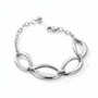 Oval Chain Bracelet Silver