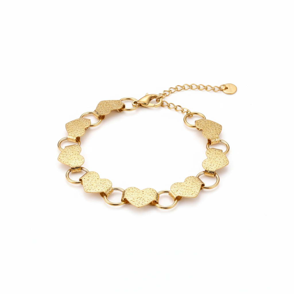 Product shot - 9 heart bracelet