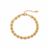Product shot - Gold coin link necklace