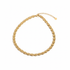 Product shot - Gold coin link necklace