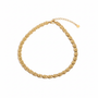 Product shot - Gold coin link necklace