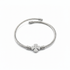 Silver Clover Bracelet Product Shot
