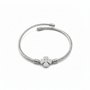 Silver Clover Bracelet Product Shot