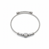Silver Twisted Cable Bracelet Product Shot