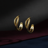 Textured gold hoops dark showcase 1